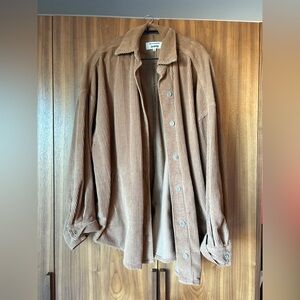 Reformation Corduroy Shirt Jacket